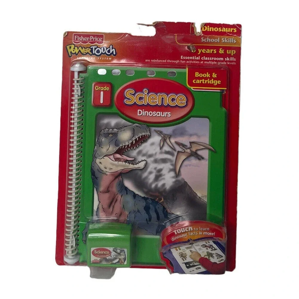 NEW Fisher-Price Power Touch Book: Science: Grade 1: Dinosaurs Learning School